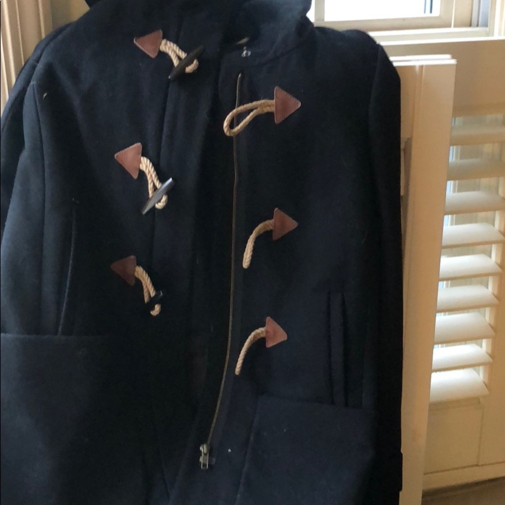 Jcrew navy toggle jacket